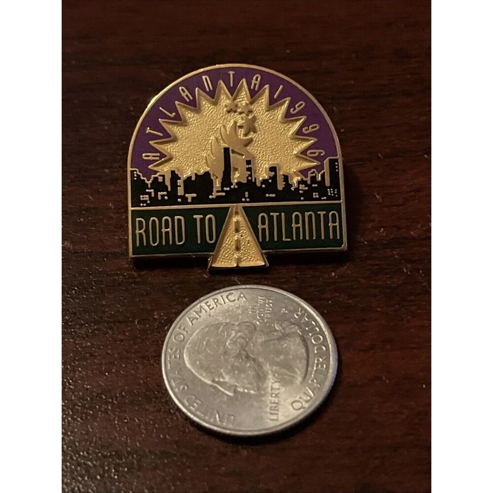 1996 Atlanta Summer Olympics Road To Atlanta Lapel‎ Hat Pin